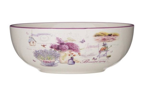 Salad bowl Lavender Spring 16.5 cm