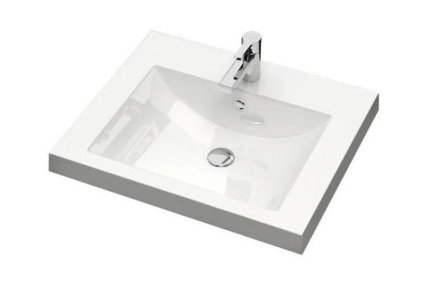 Semi-recessed sink Eva 4548340001 Semi-recessed, 49.7x12.3x35 cm