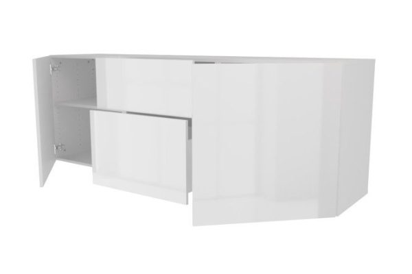 zkrkncqzn0co383a5ervg04f7ye9511r.jpg Cabinet 2 doors and 2 drawers Oscar Amika 180x64 with closers, white / white gloss