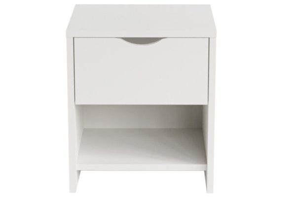 Bedside table with Lastra milling