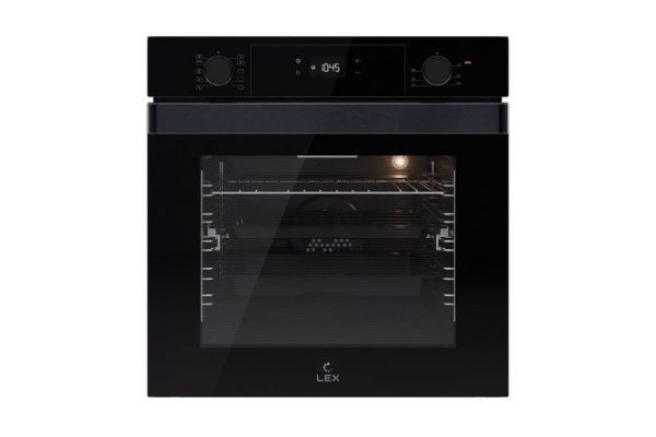 Electric oven LEX EDP 610 BL Wide Series, black 59.5x59.5x54.3 cm