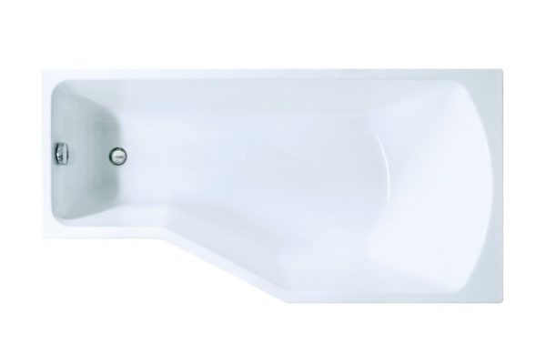 Bathtub Marka One Convey R, white 150x75 cm