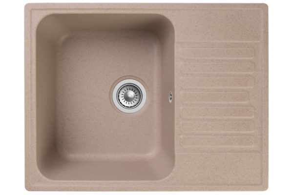 Inset sink with wing Prima RF0460BE 48x62x20 cm