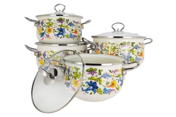 zu7xrorh7udum5fsan263q2uetm1vexx.jpg Set of saucepans with lids White 4 pcs.