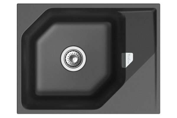 RIVELATO Locus LS-65 mortise sink with drainer 65x50x20 cm