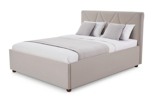 Bed with lifting mechanism Dorothy color gray-beige 140x200 cm