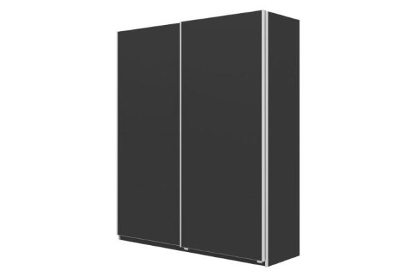 Sliding wardrobe Oscar 200x236x59.6 cm, black
